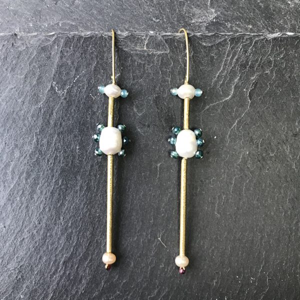 Boucles d'oreilles "Lucioles"