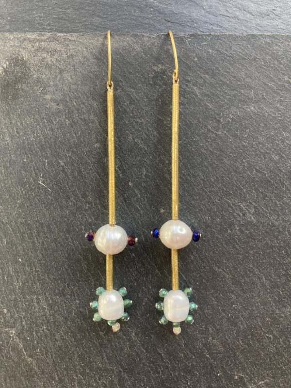 Boucles d'oreilles "Lucioles II"