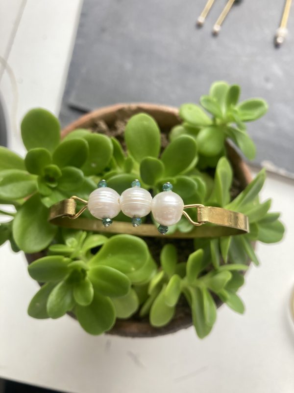 Bracelet Fermoir Boucle 3 Perles – Image 2